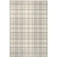 Isla Plaid Washable Rug - Neutral