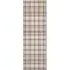 Isla Plaid Washable Rug Runner - Pink, Recycled Polyester