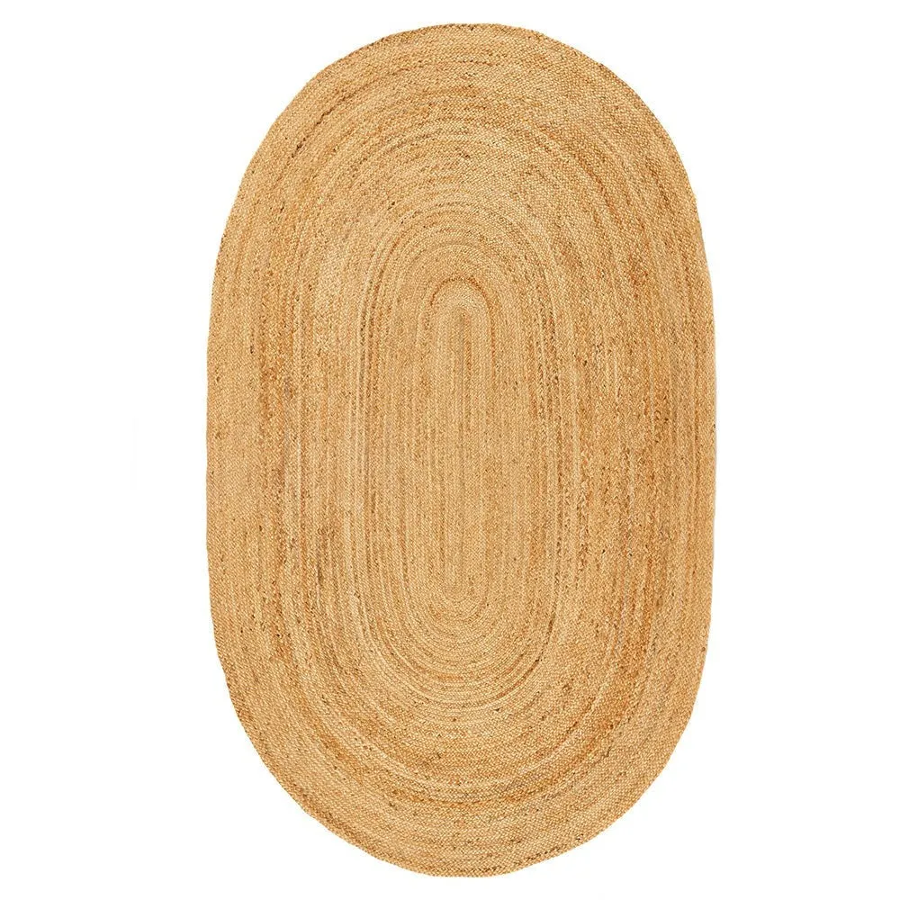 Jute Extra Oval Area Rug - Natural