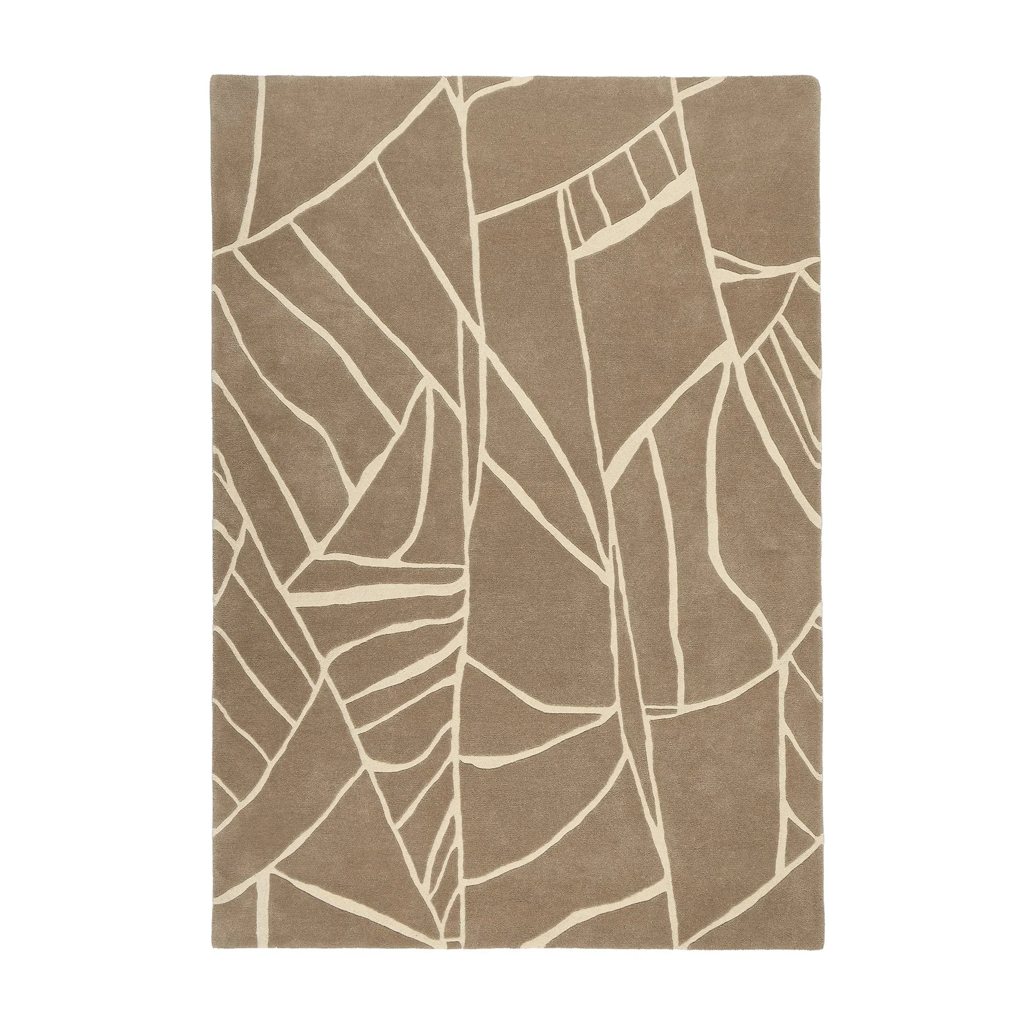 Kintsugi Rug Stone - Brown, Wool image