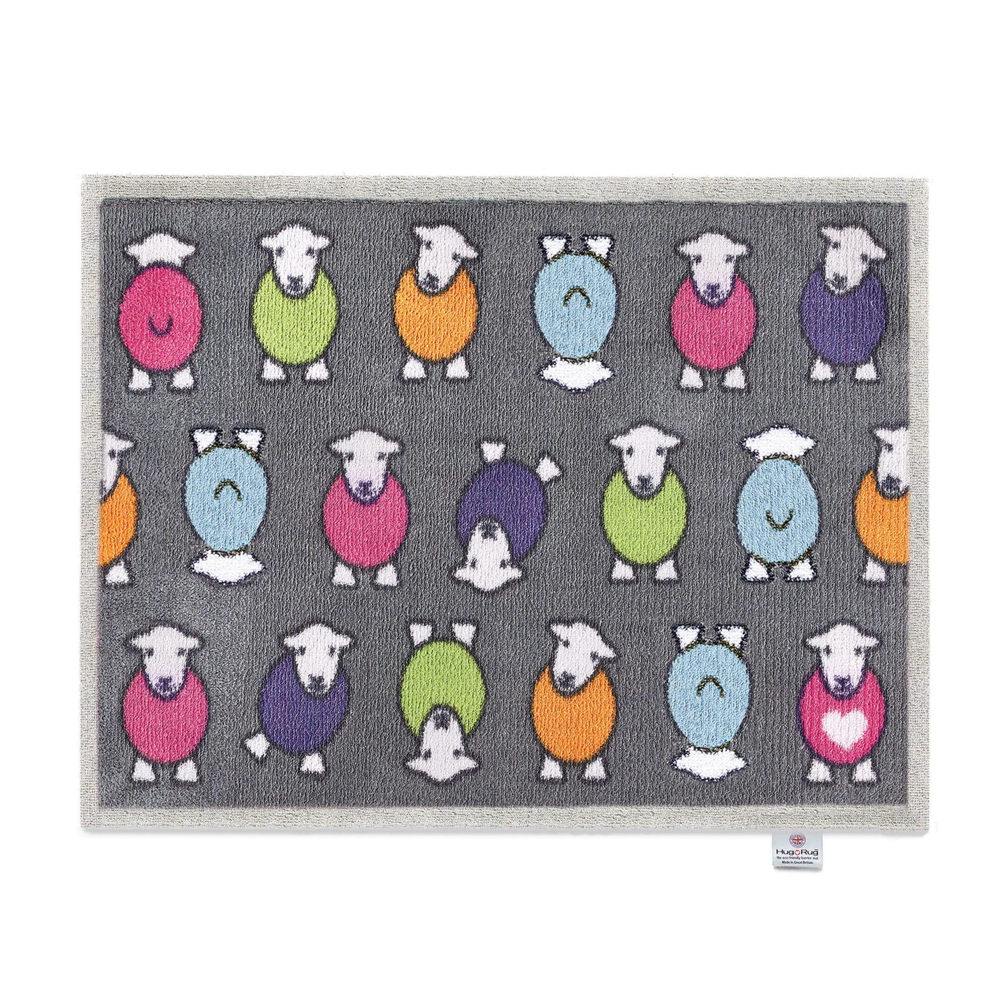 Marra Grey Herdy Washable Doormat - Grey image
