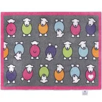 Marra Pink Herdy Washable Doormat - Pink