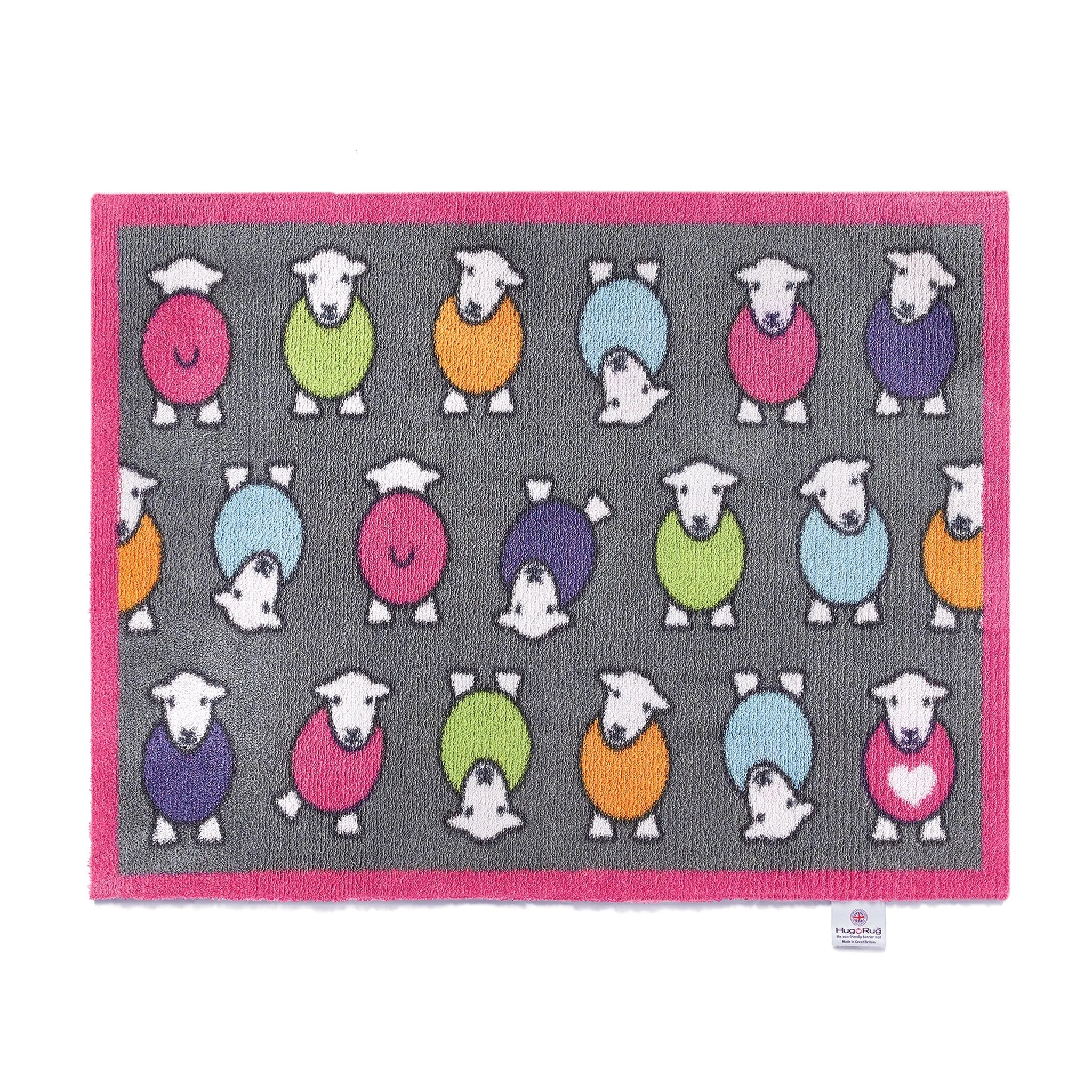 Marra Pink Herdy Washable Doormat - Pink image
