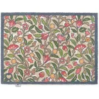 May Floral Washable Doormat - Beige