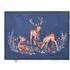 Meadow Deer Washable Doormat - Blue