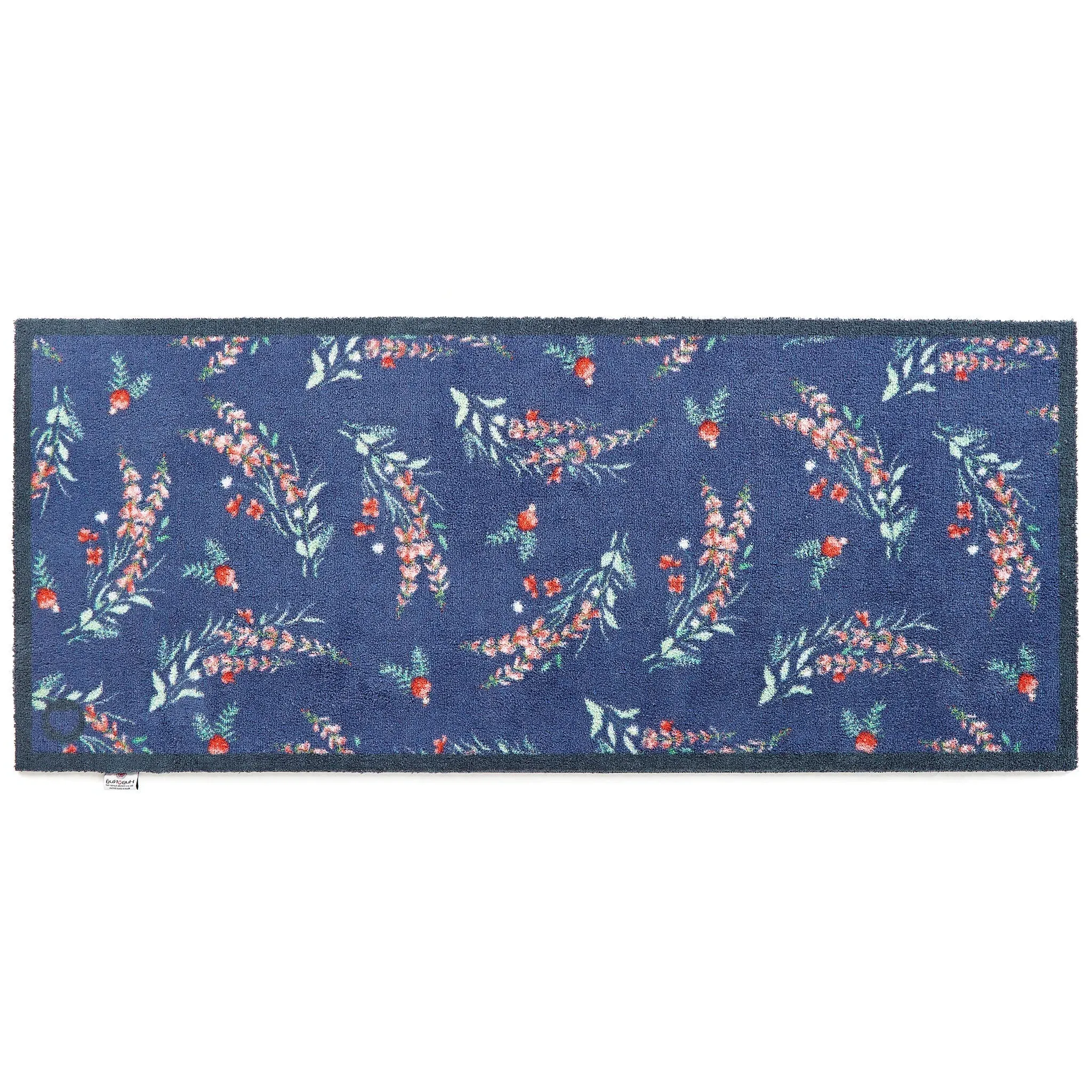 Meadow Deer Washable Runner - Blue