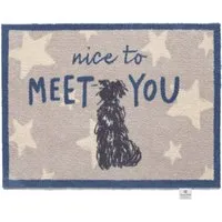 Meet You Charity Doormat 50x75cm - Beige