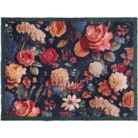 Midnight Blooms Washable Doormat - Multicolour