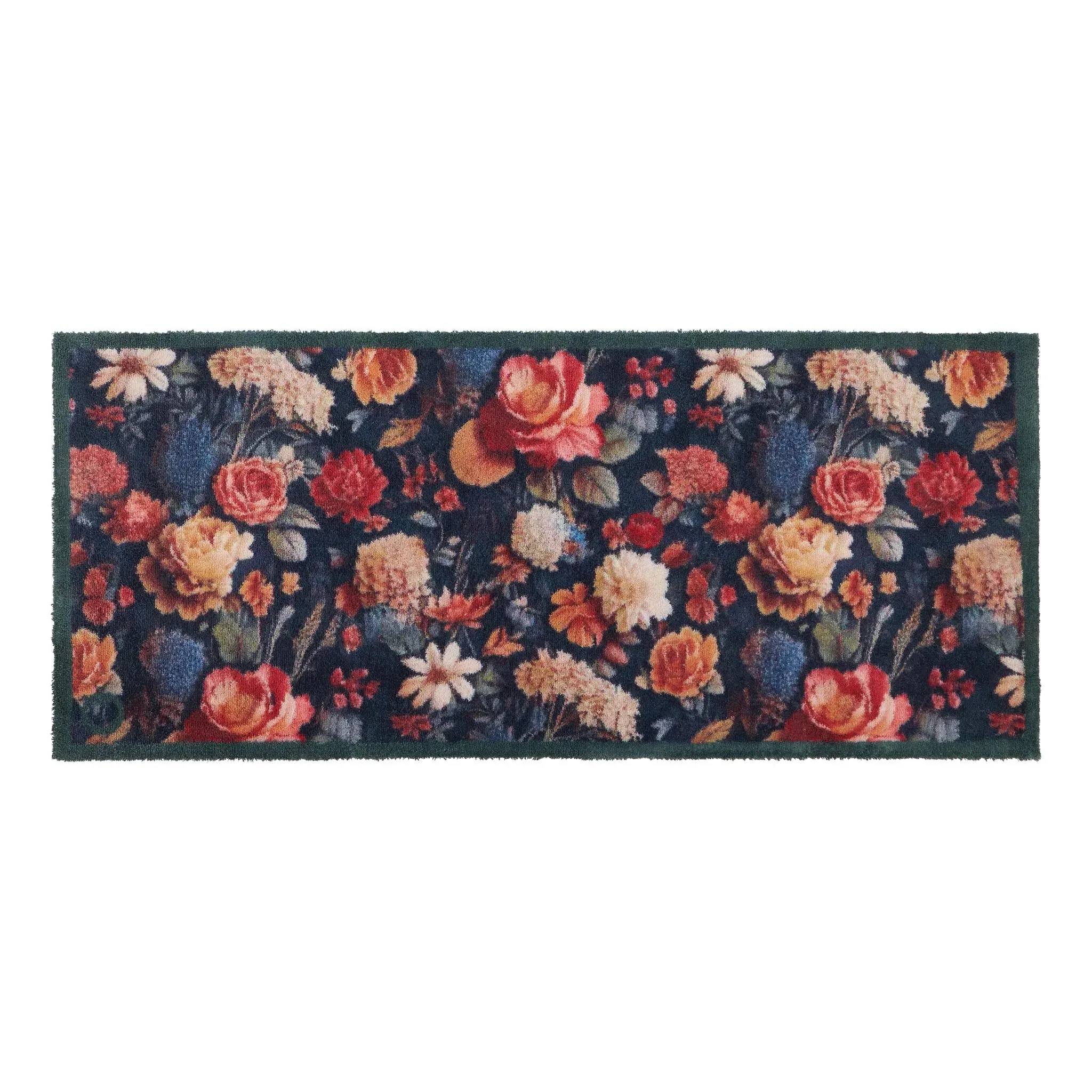 Midnight Blooms Washable Runner - Multicolour