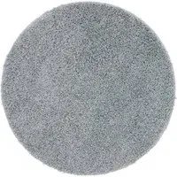 My Rug Round Blue Fleck Washable Rug - Blue