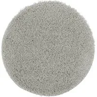 My Rug Round Ghost Grey Rug - Grey, Polypropylene