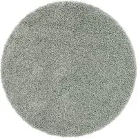 My Rug Round Green Fleck Washable Rug - Green, Polypropylene