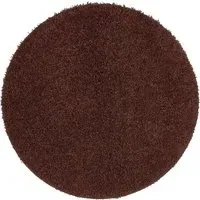 My Rug Round Ox Red Rug - Red, Polypropylene
