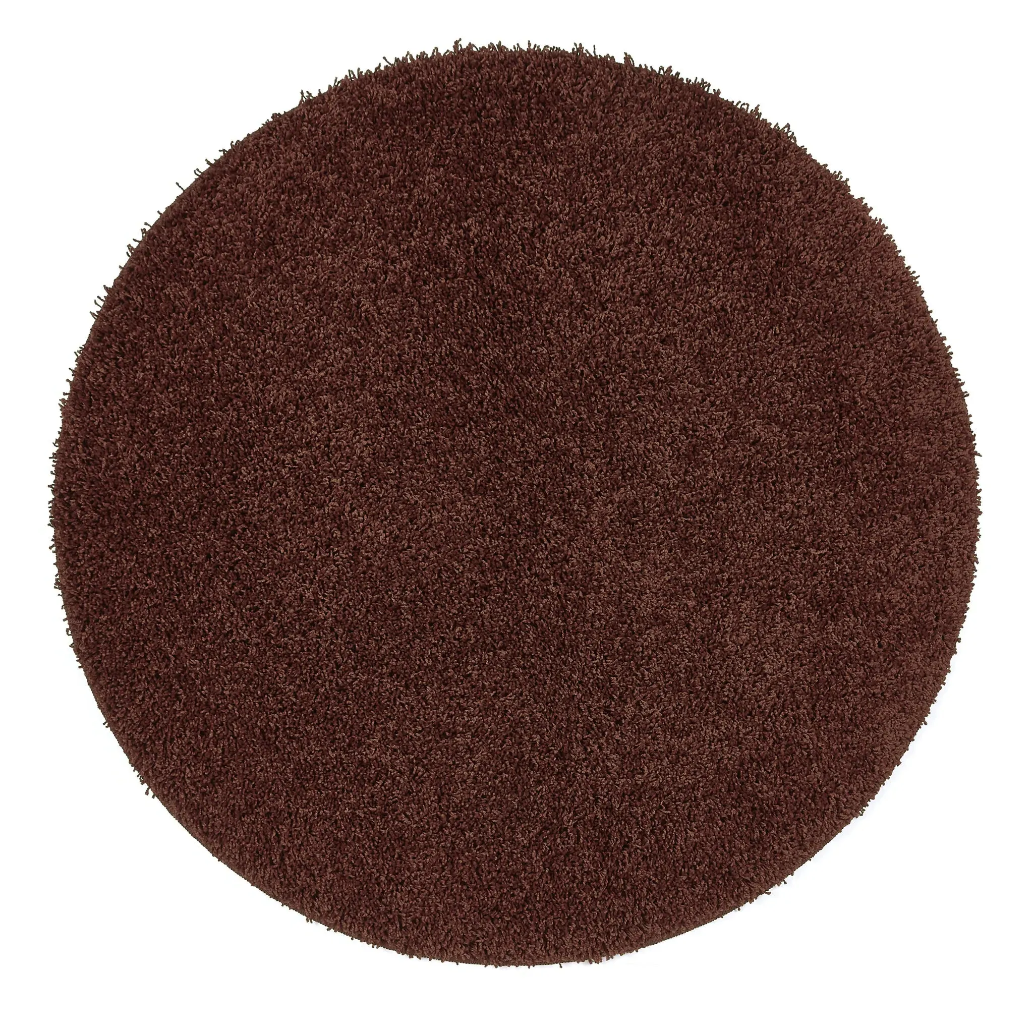 My Rug Round Ox Red Rug - Red, Polypropylene