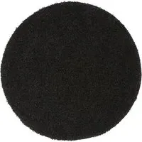 My Rug Round Washable Rug - Black