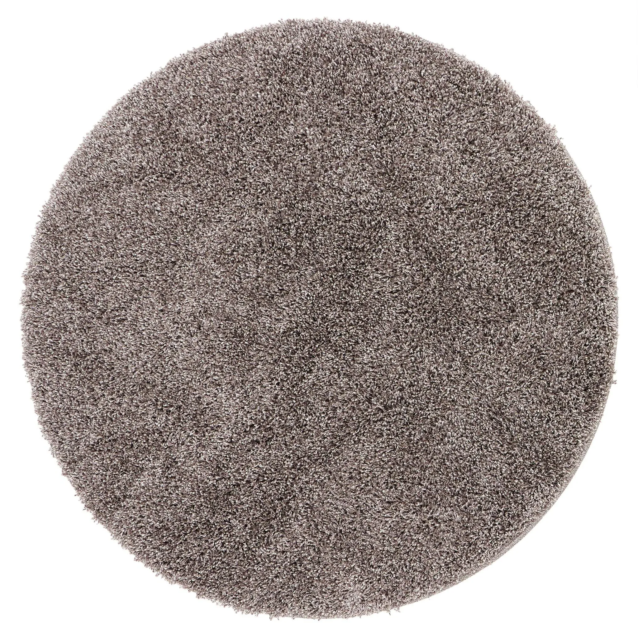 My Rug Round Washable Rug - Mocha Fleck