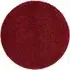 My Rug Round Washable Rug - Red, Polypropylene
