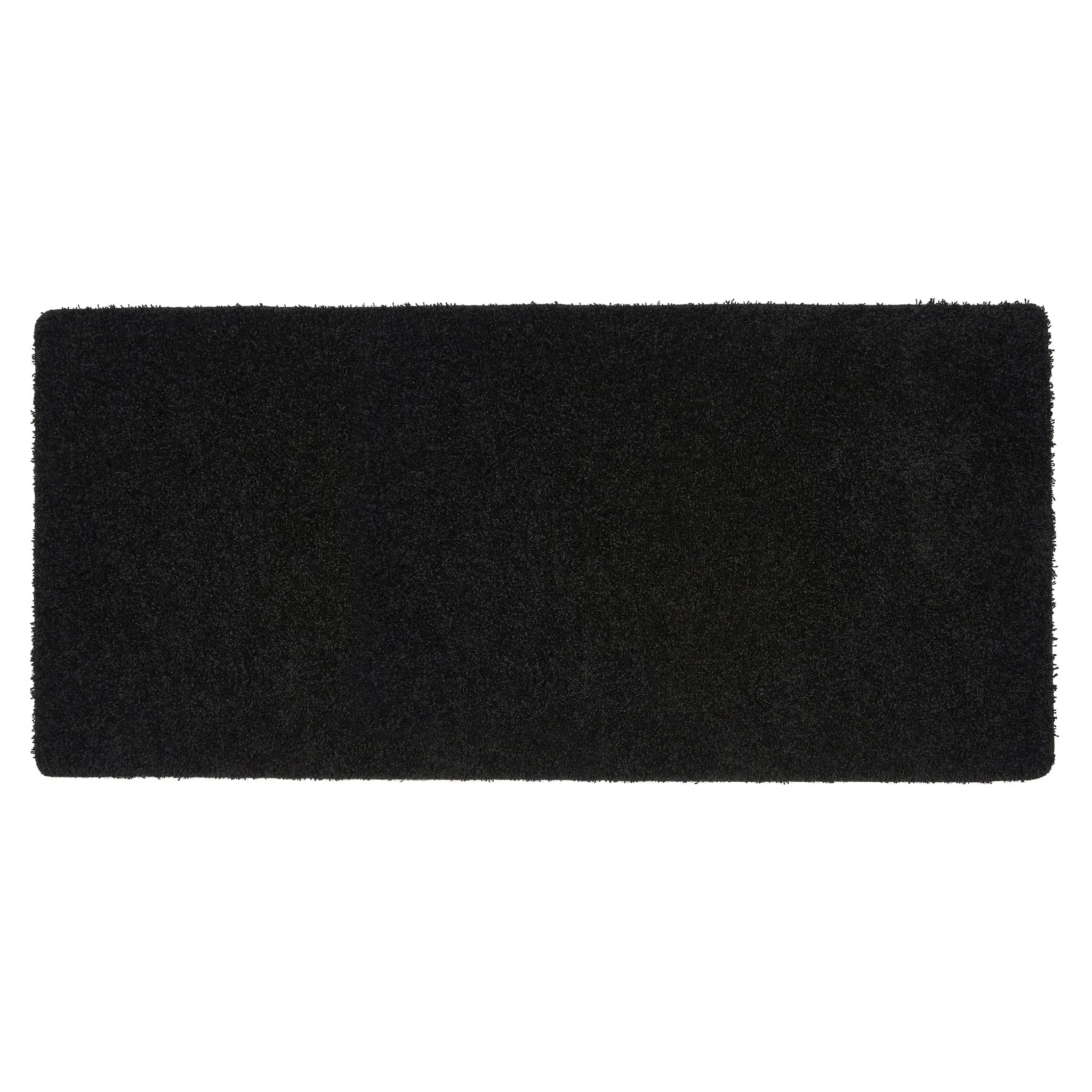 My Rug Washable Runner Rug - Black