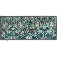 Nature 25 Washable Runner - Teal, Recycled Materials