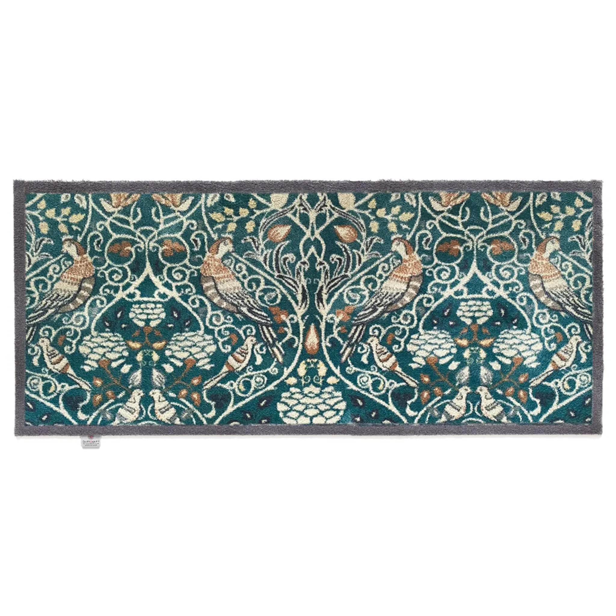 Nature 25 Washable Runner - Teal, Recycled Materials