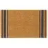 Navy Border Stripe Coir Doormat - Navy
