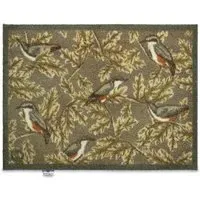 Nuthatch 1 Charity Doormat - Green