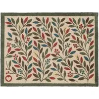 Olive Branch Washable Doormat - Grey