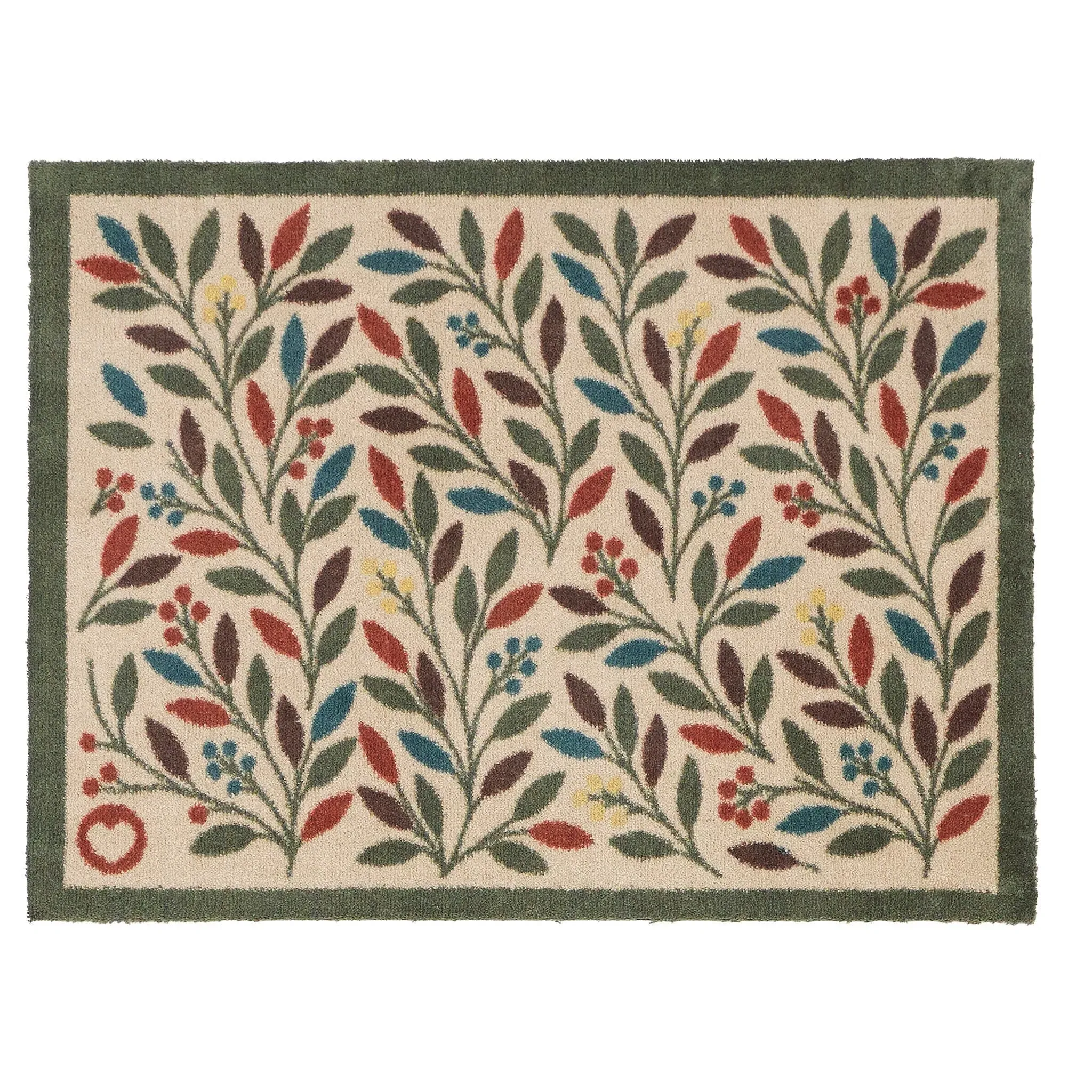 Olive Branch Washable Doormat - Grey image