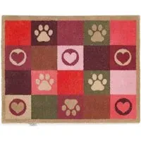 Patchwork Paws Washable Doormat - Multi-Colour