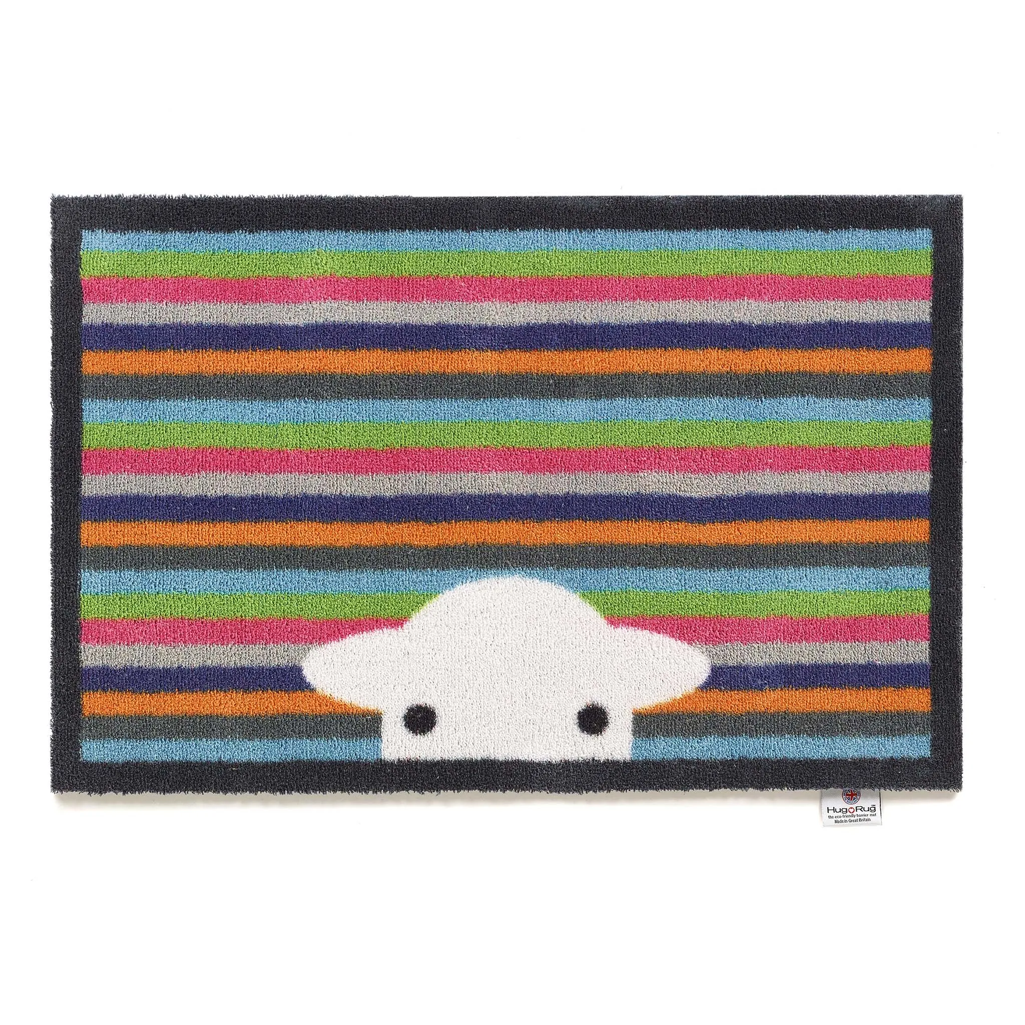 Peep Stripe Herdy Washable Doormat - 50x75cm image