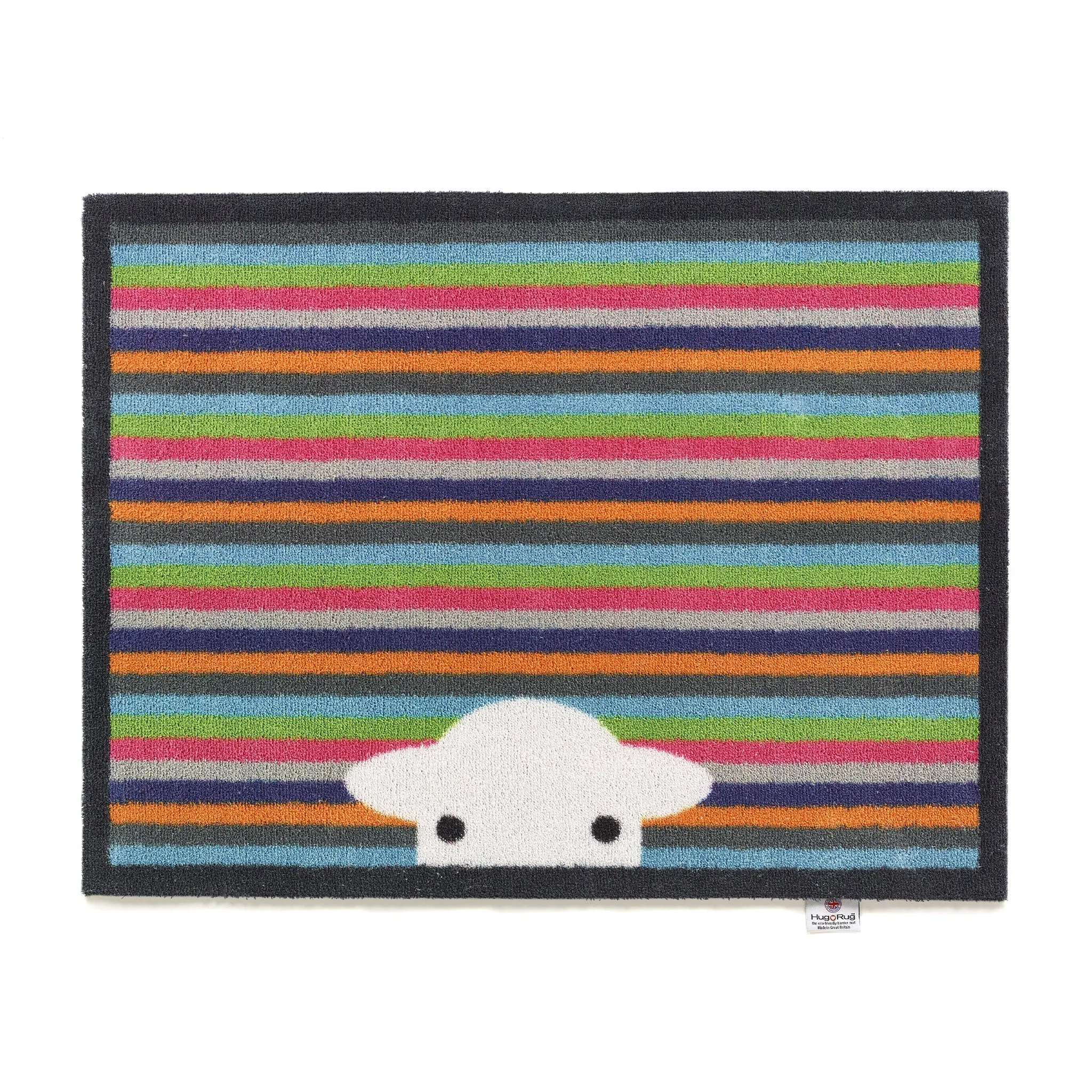 Peep Stripe Herdy Washable Doormat - 65x85cm