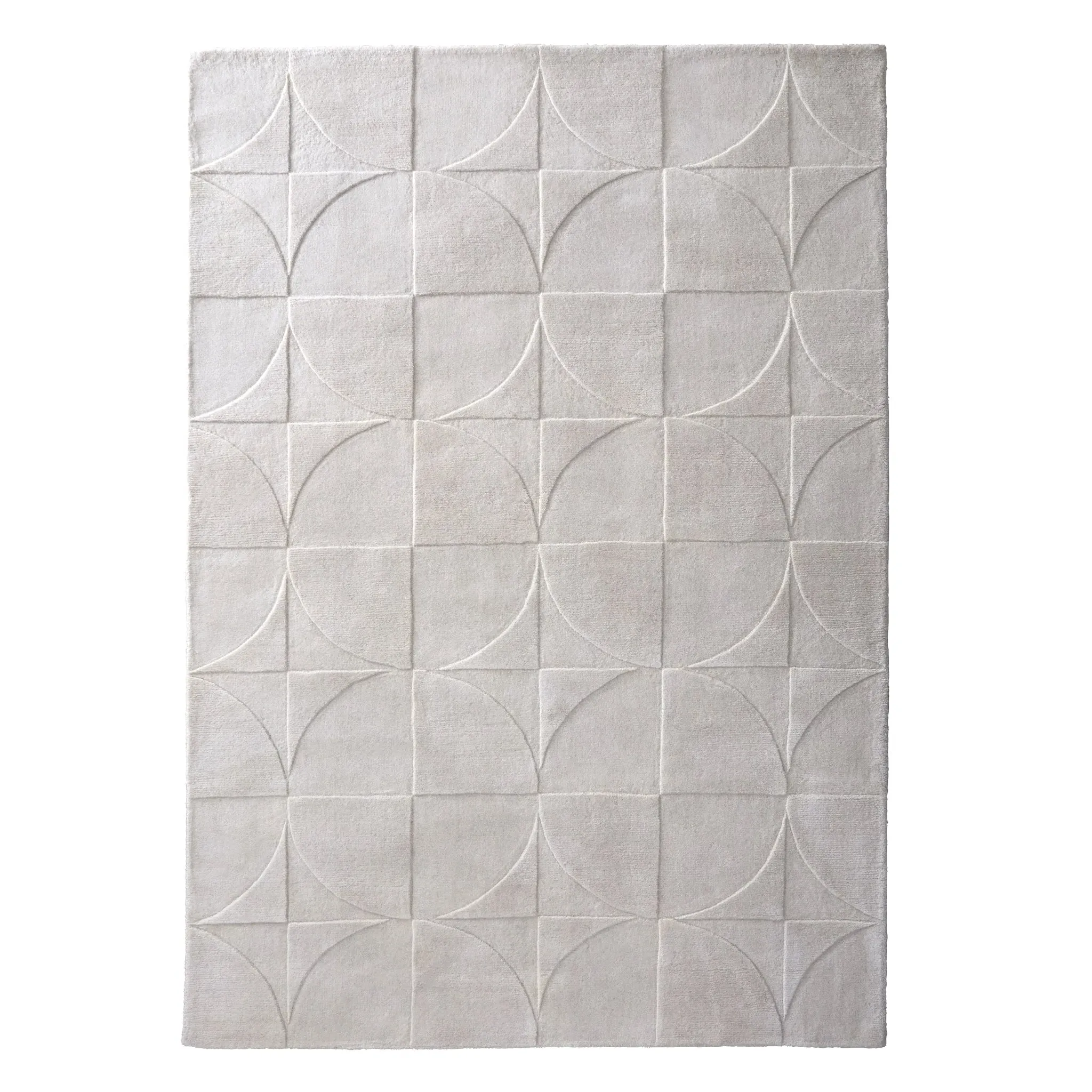Penny Large Rug - Cream, Wool