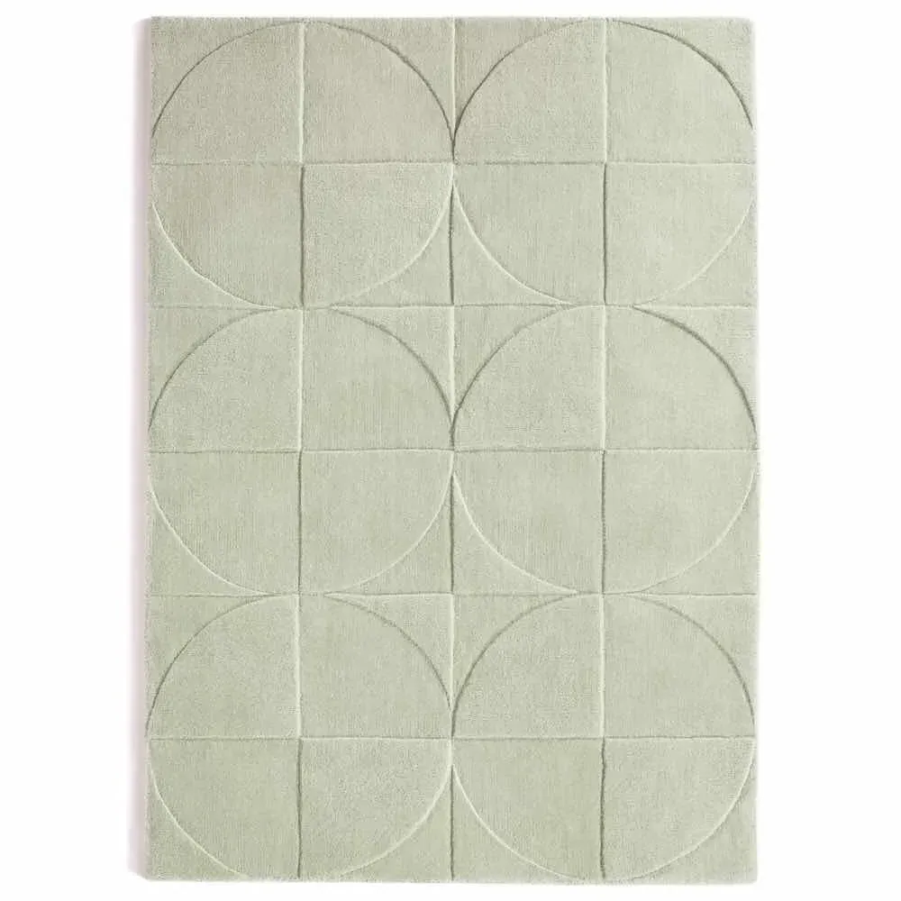 Penny Rug - Eucalyptus, Wool