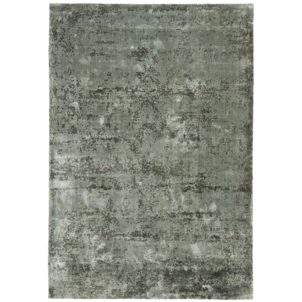 Persia Fossil Mist Rug - Green Grey, Viscose