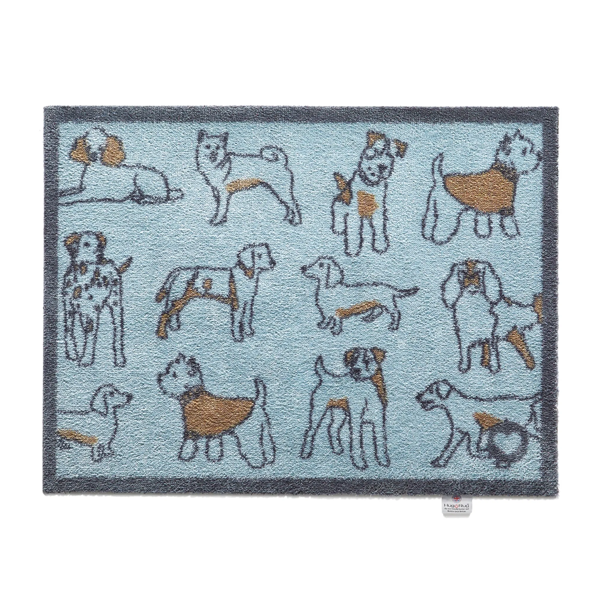 Pet 75 Dogs Washable Doormat - Blue image