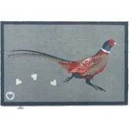 Pheasant 1 Doormat - Grey