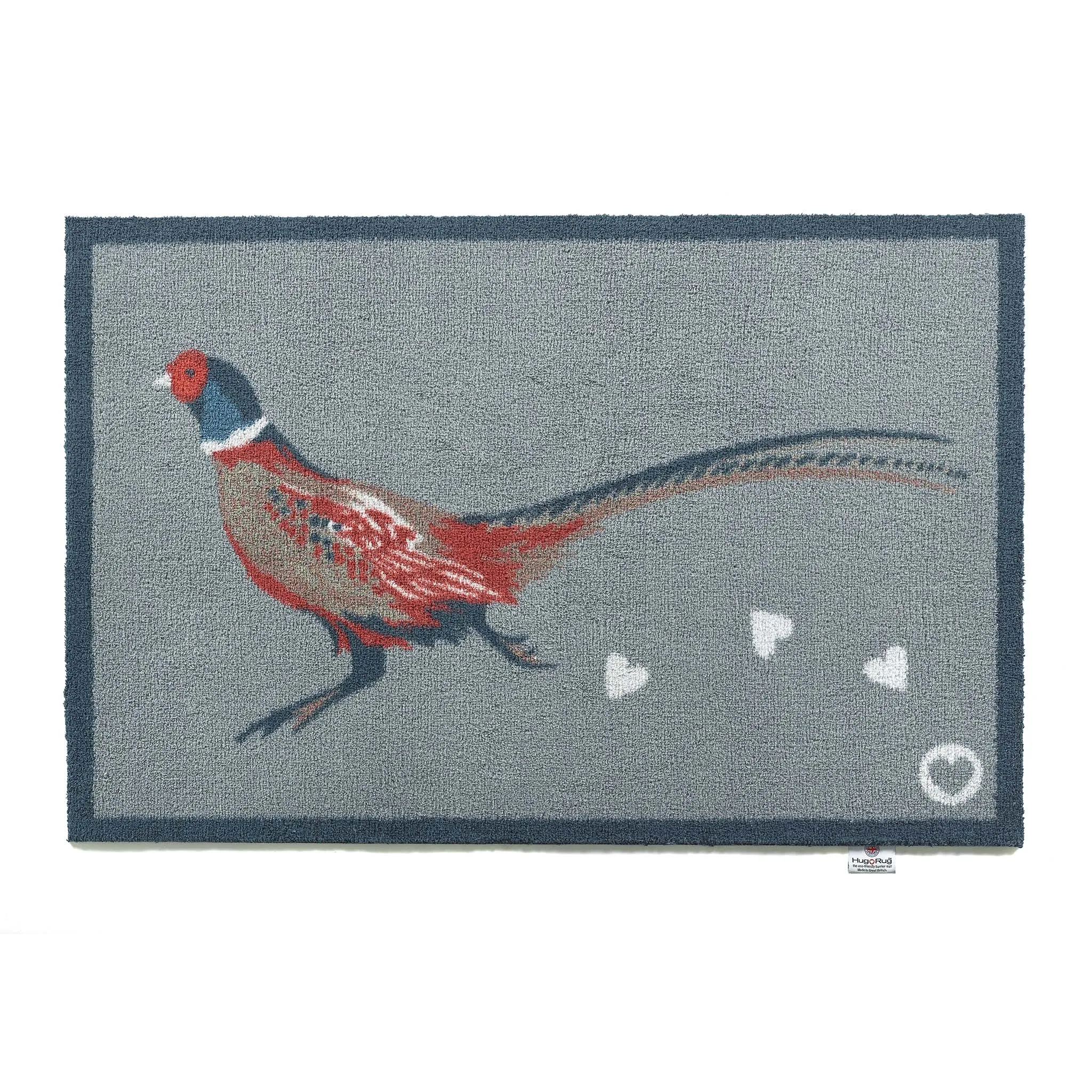 Pheasant 1 Doormat - Grey