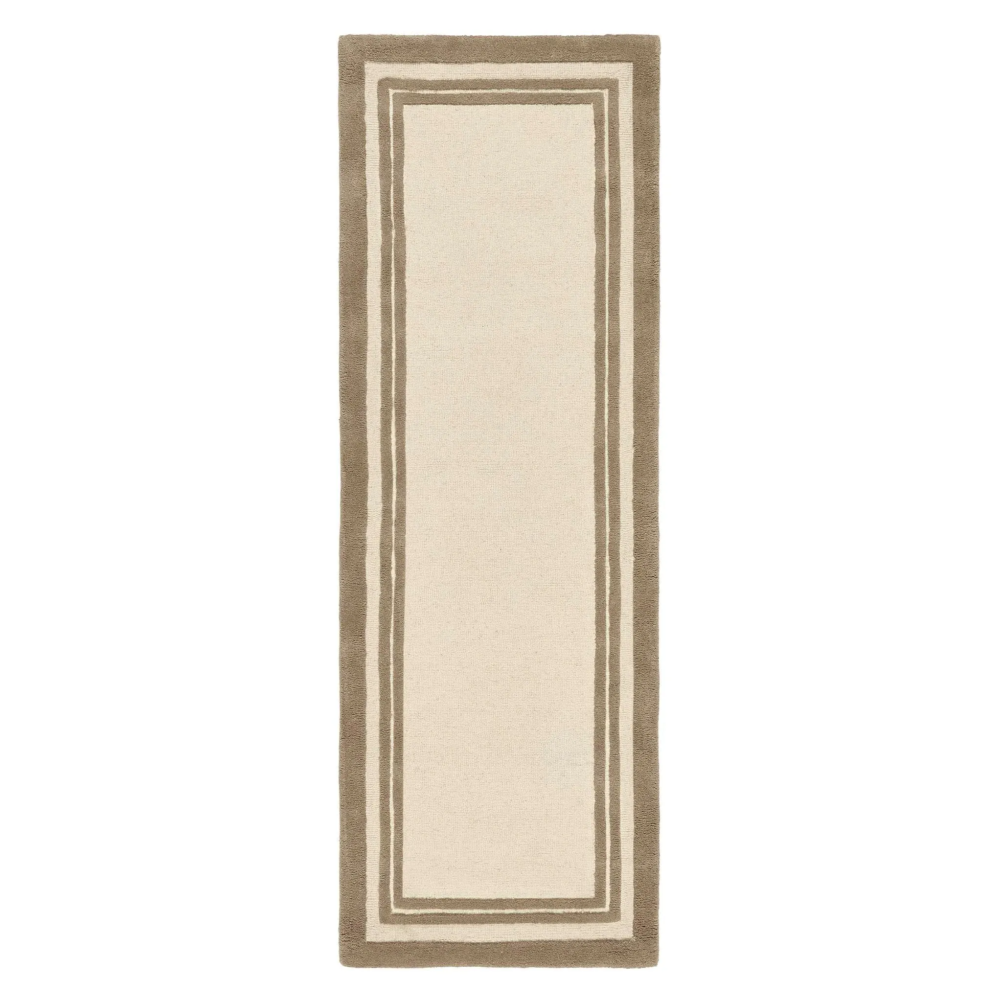Piper Rug Runner - Taupe, Wool image