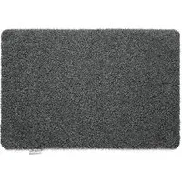 Plain Fleck Doormat - Charcoal Grey