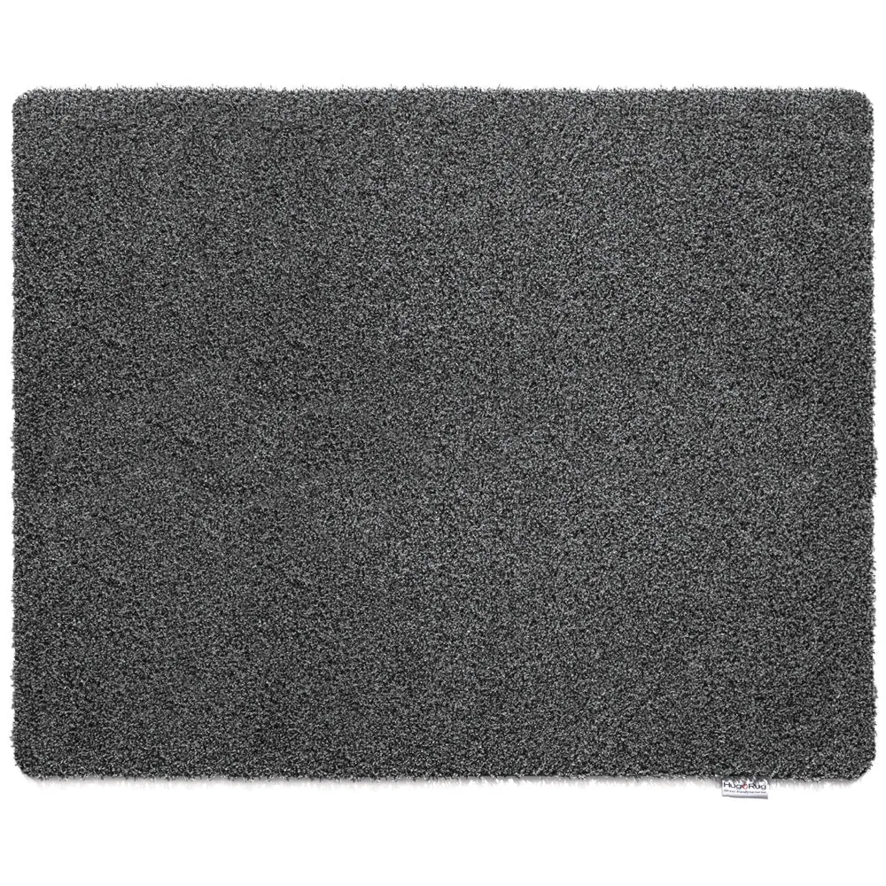 Plain Fleck Doormat - Charcoal Grey