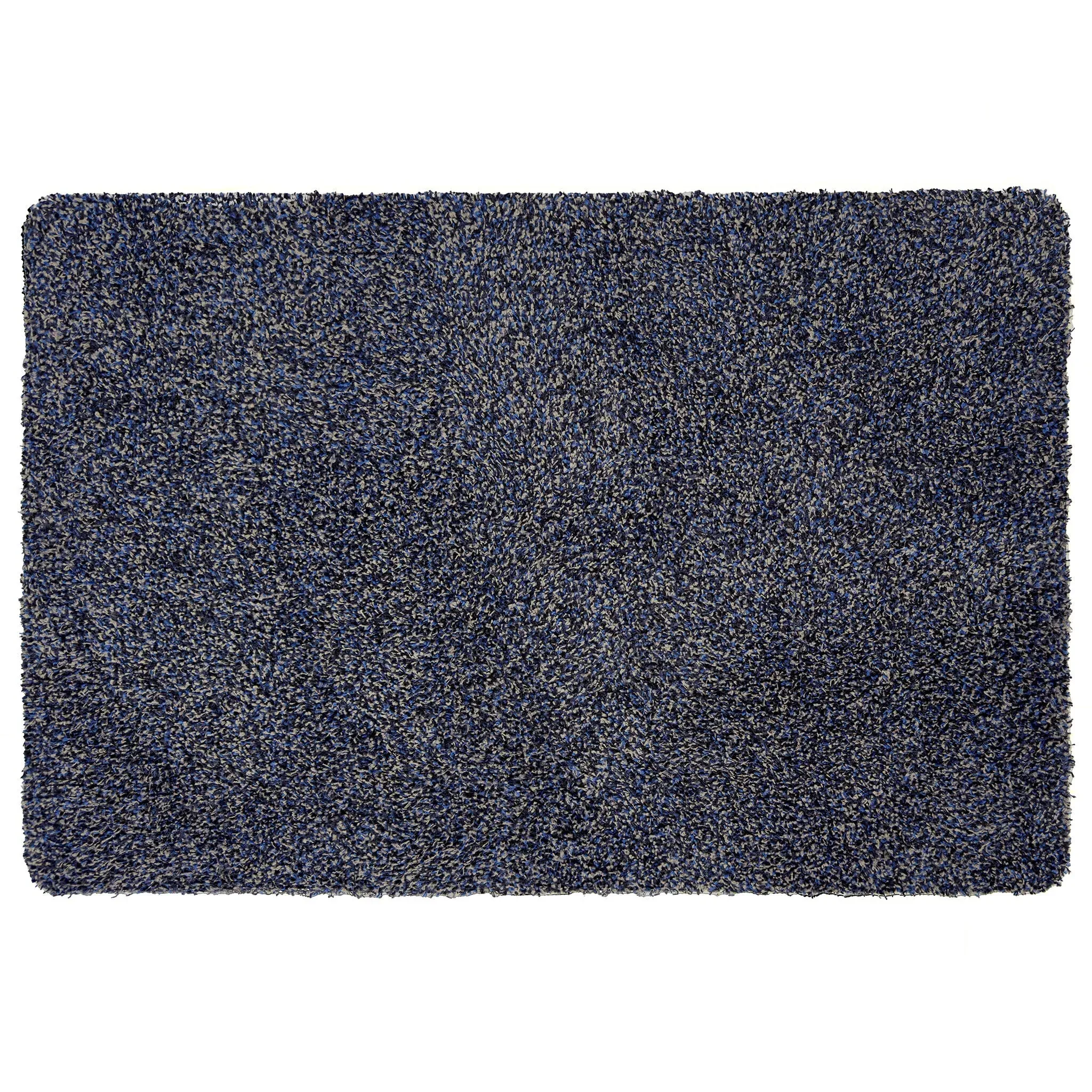 Plain Fleck Doormat - Midnight Blue