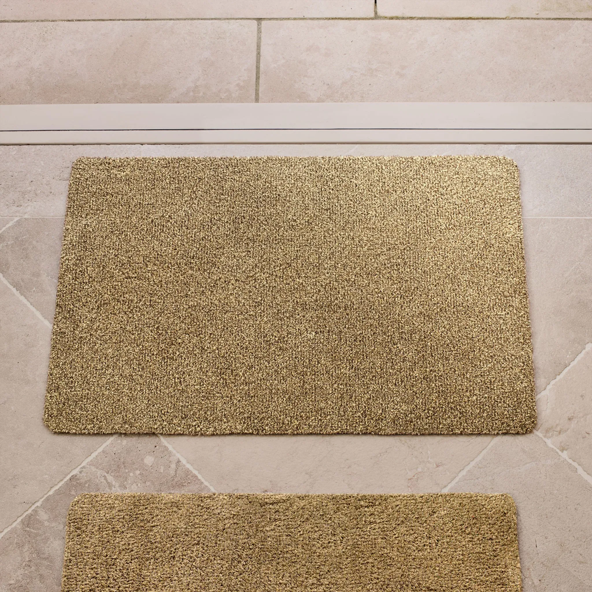 Hug Rug Plain Fleck Doormat - Stone, Recycled Cotton product