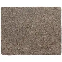 Plain Fleck Washable Doormat - Coffee
