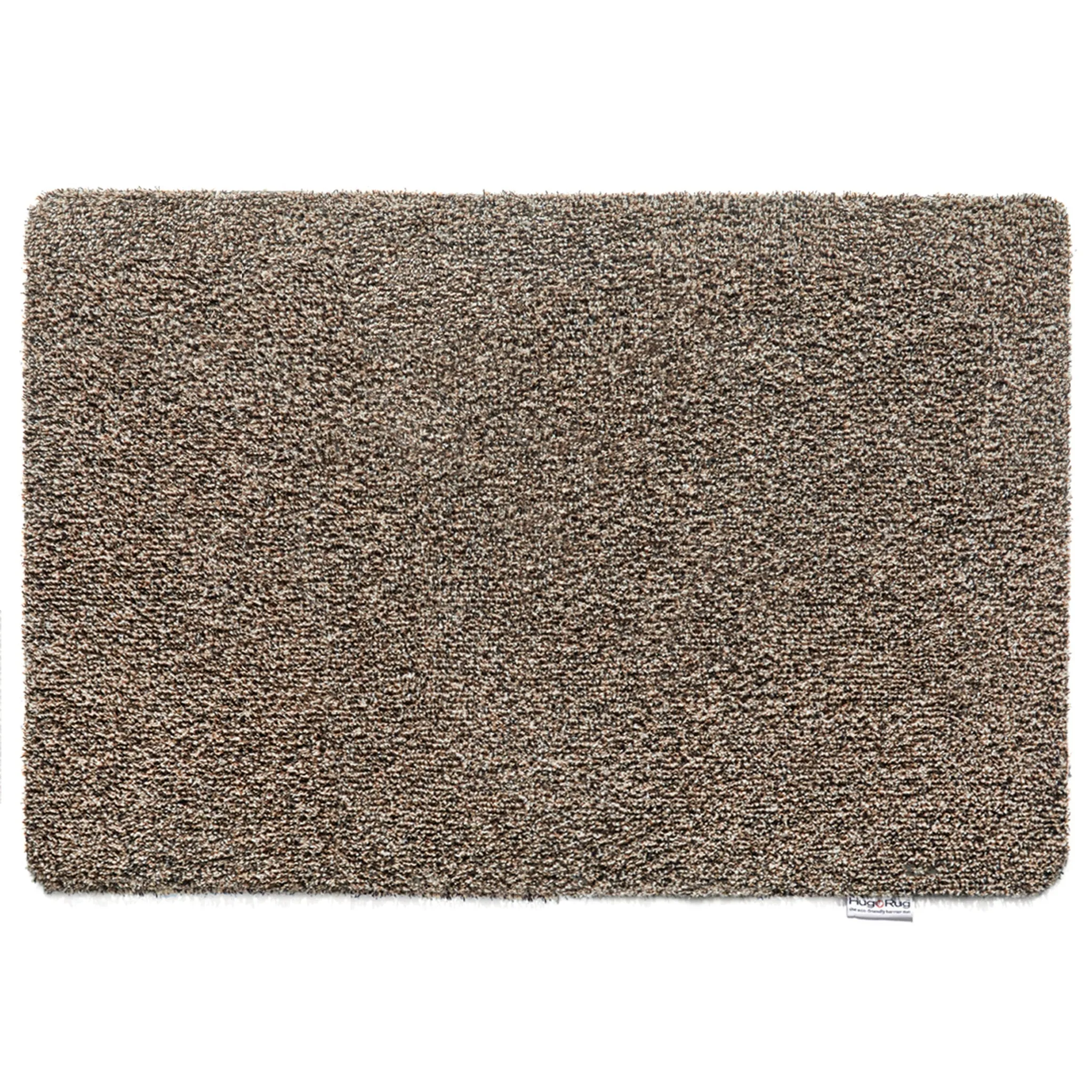 Plain Fleck Washable Doormat - Coffee