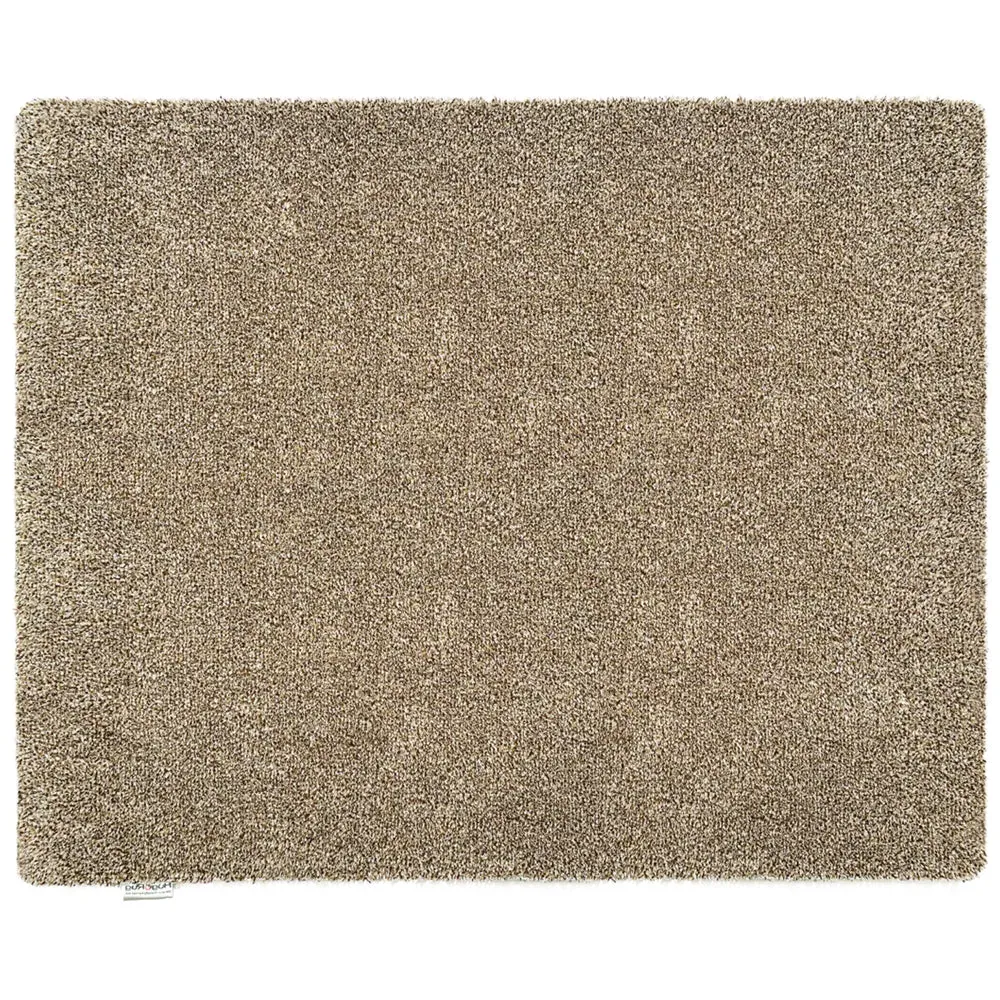 Plain Fleck Washable Doormat - Linen