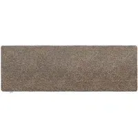 Plain Fleck Washable Runner - Coffee