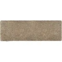 Plain Fleck Washable Runner - Linen