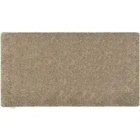 Plain Fleck Washable Runner - Linen