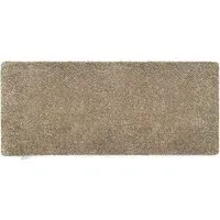 Plain Fleck Washable Runner - Linen