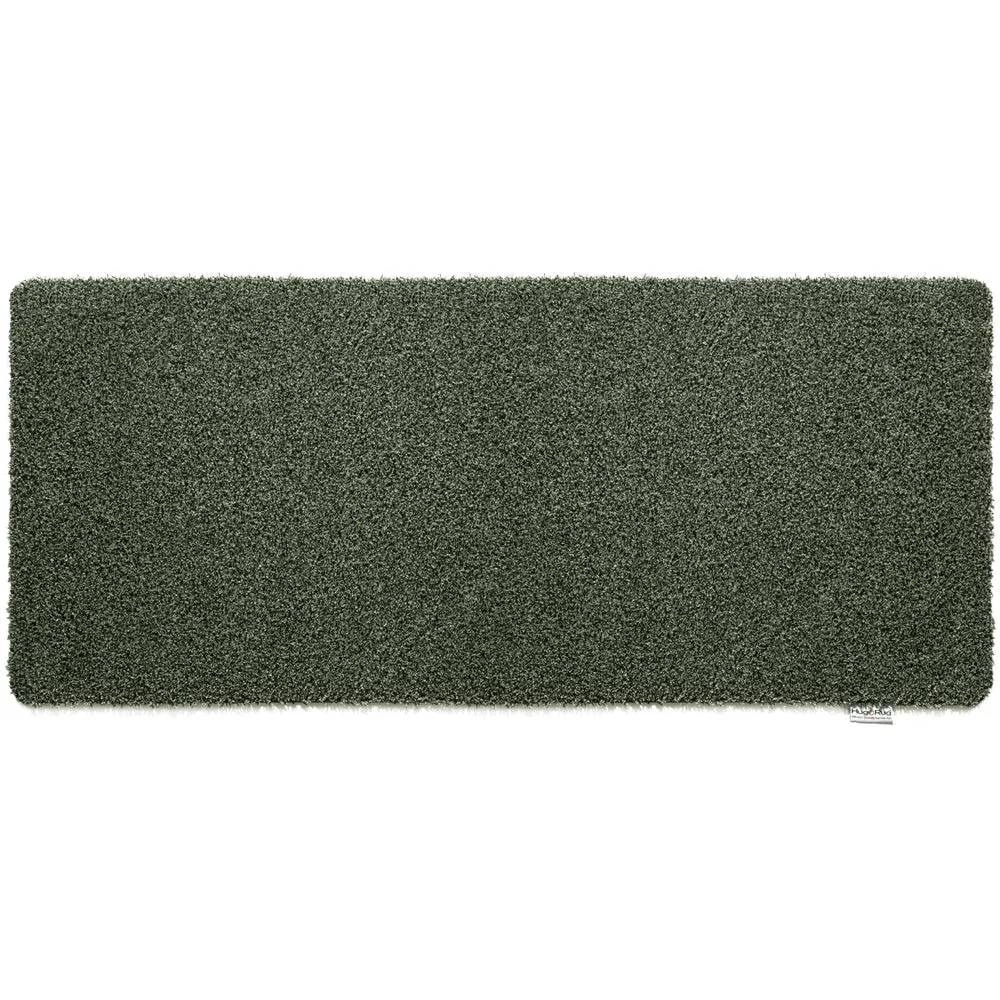 Plain Fleck Washable Runner - Sage Green, Cotton